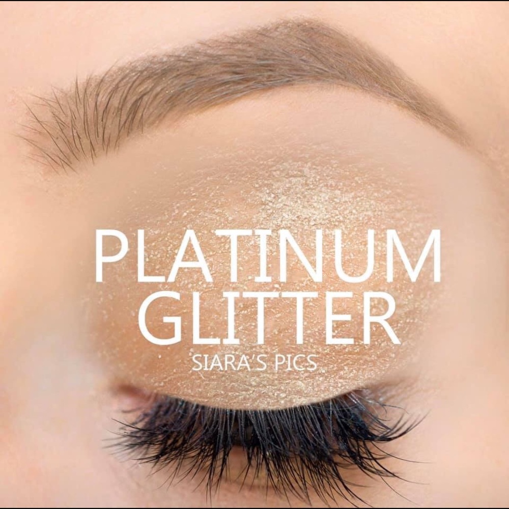 Platinum glitter shadow sense